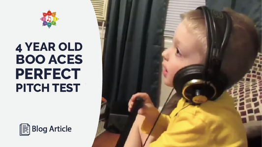 4 Year Old Boo Aces Perfect Pitch Test