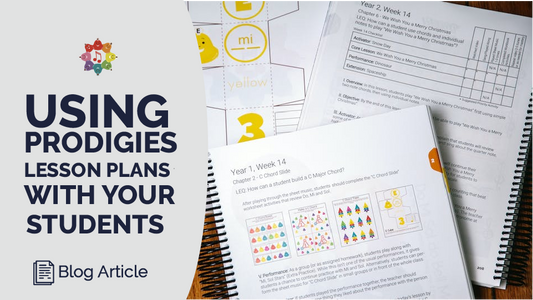 Using Prodigies Lesson Plans with your Music Students