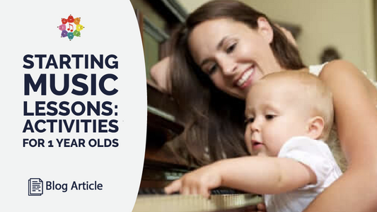 Starting Music Lessons with a 1 Year Old: 13 Music Activities for Babies