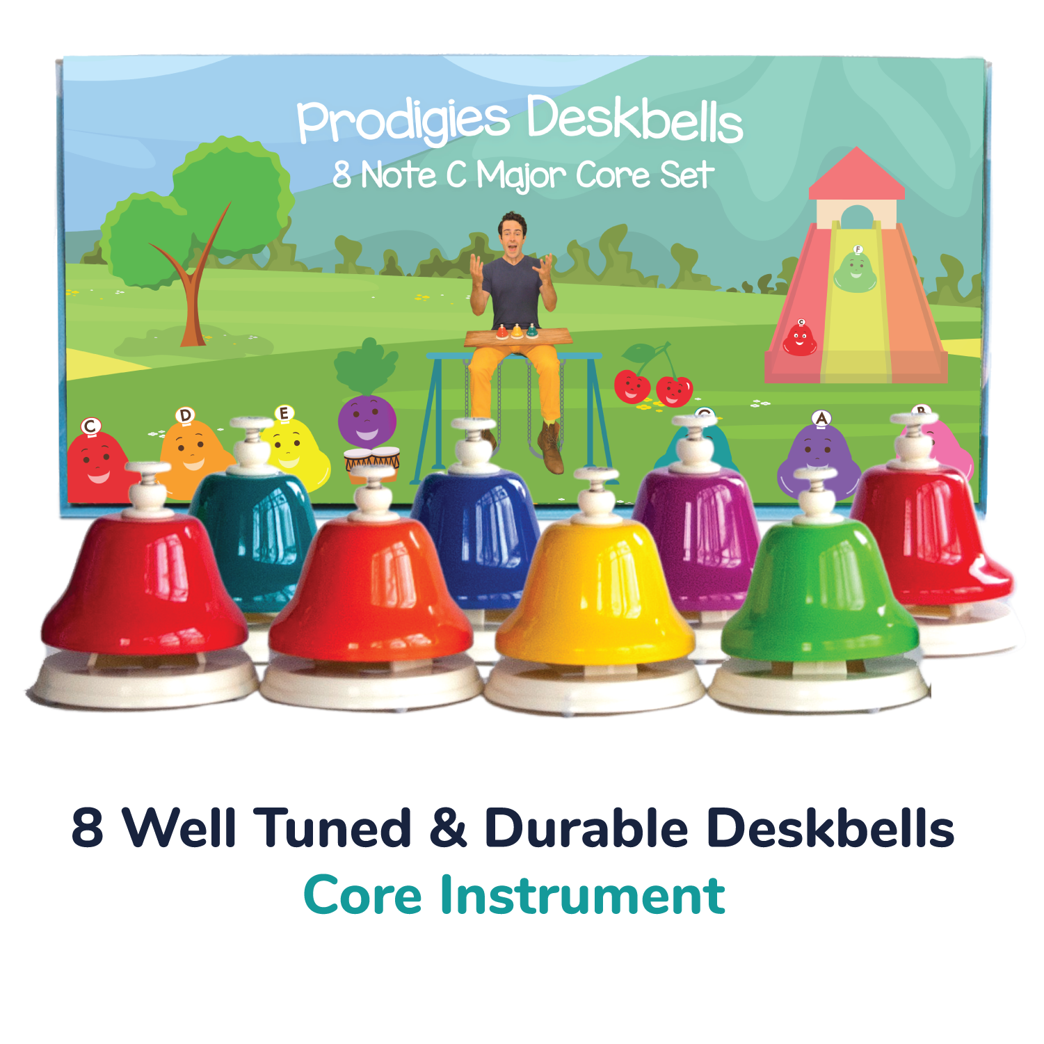 I teach you 5 games with MUSICAL BELLS for children [Gift music programs ]  
