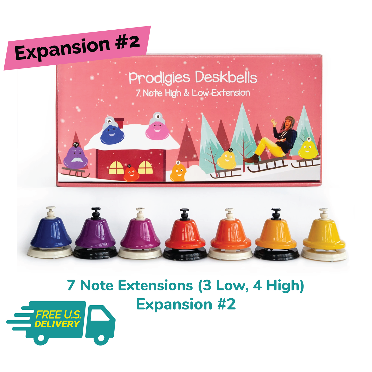 High/Low Deskbell Extension (7 Notes)