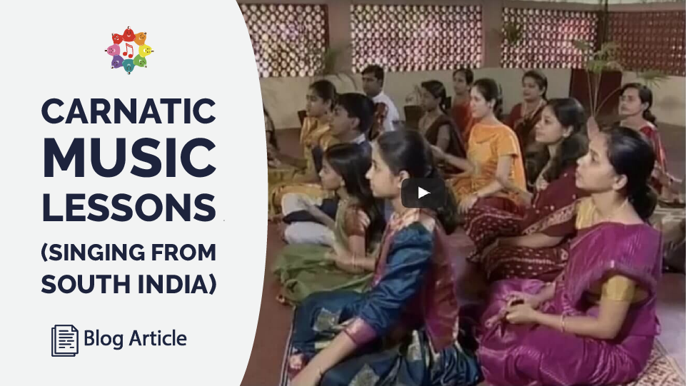 Carnatic Music Lessons (singing from South India)