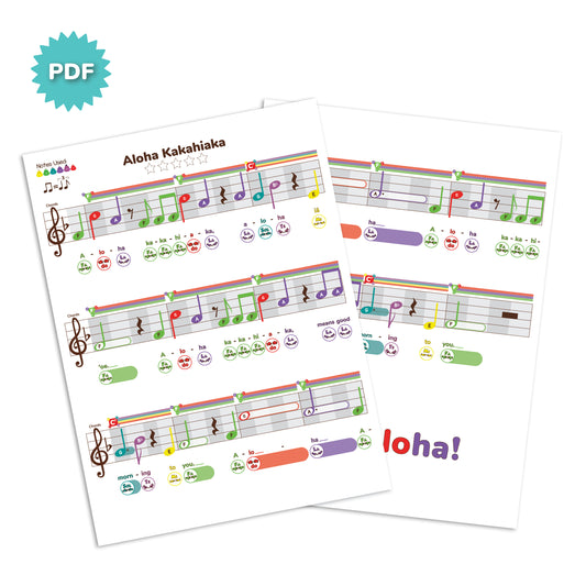 Aloha Kakahiaka - F Major - My First Swingin' Songbook