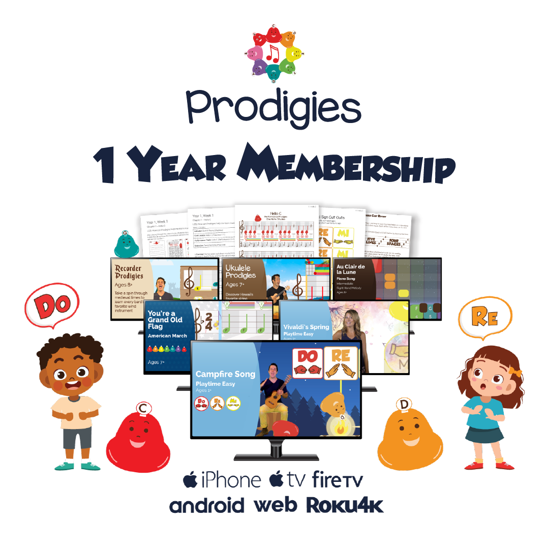 Prodigies Music: 1 Year Membership