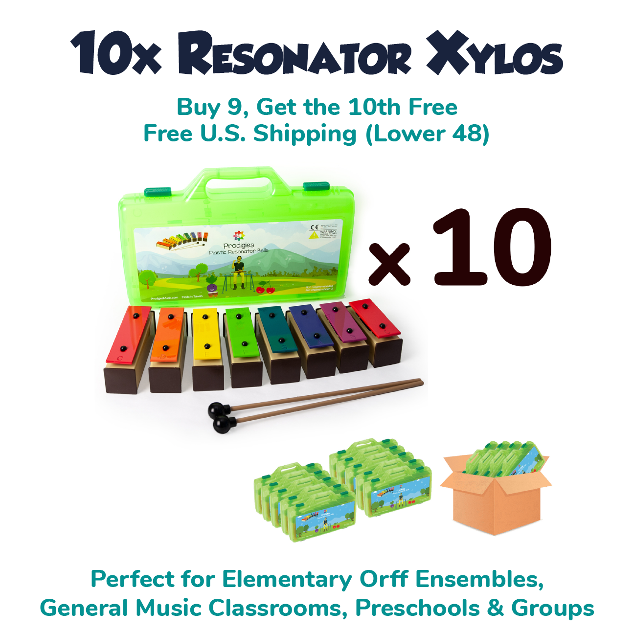 1 Year Resonator Xylophone Kit
