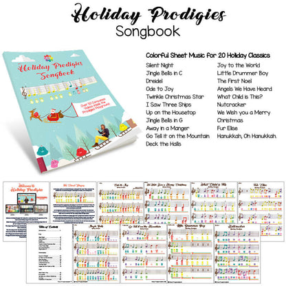 12 X Holiday Prodigies Songbooks