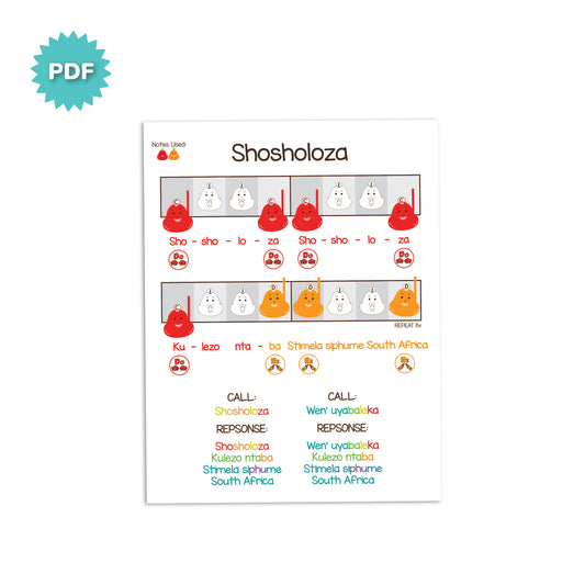 Shosholoza Easy Performance Sheet Music