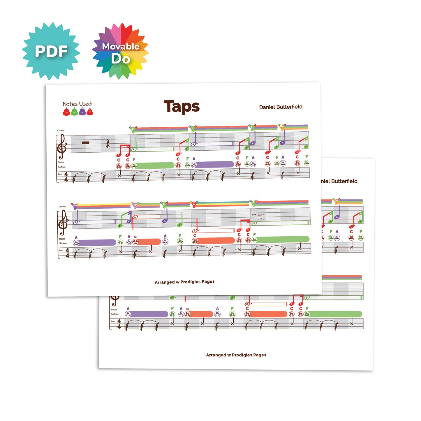Taps - Fixed & Movable Do Sheet Music