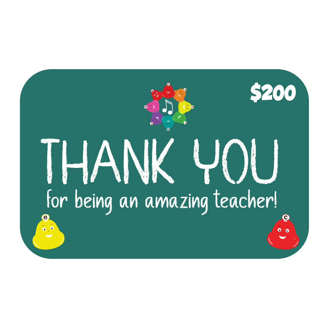 Teacher Appreciation Gift Card